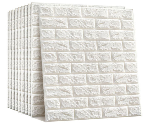 Washable 8mm παχιά ένδυση - ανθεκτική τρισδιάστατη ταπετσαρία αφρού PE