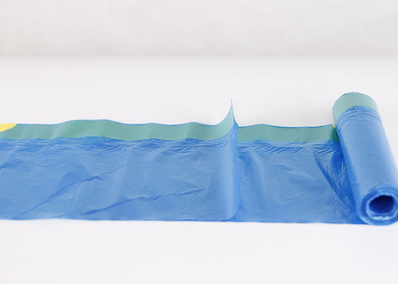 HDPE Drawstring προσαρμοσμένο τσάντες χρώμα απορριμμάτων απορριμάτων σαφές πλαστικό